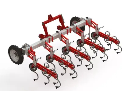 WG 0002 - Inter-row cultivator 300 3D model