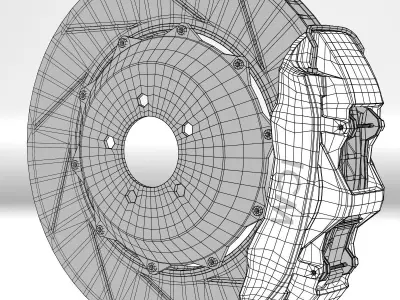 Brake Kit 3D model