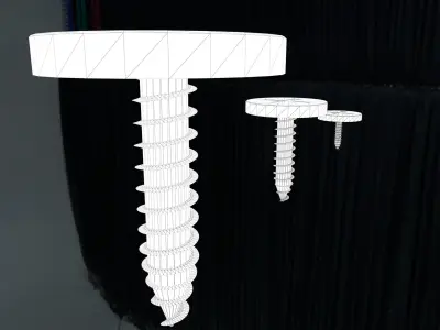 Screw 3D model get