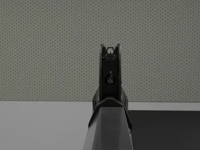 FAMAS F1 Rifle Game Ready Midle-poly and Low-poly Low-poly 3D model