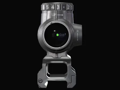 Trijicon MRO Red Dot Sight Low-poly 3D model purchase