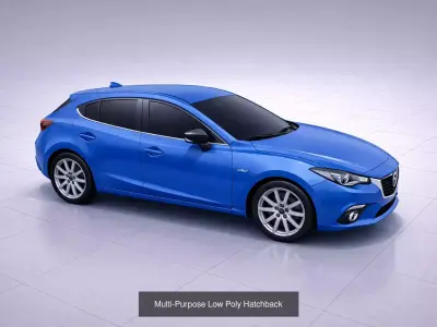 2 low poly Vehicle pack