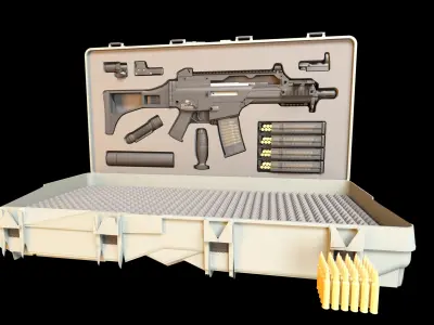 Automatic HK G36C 3D model