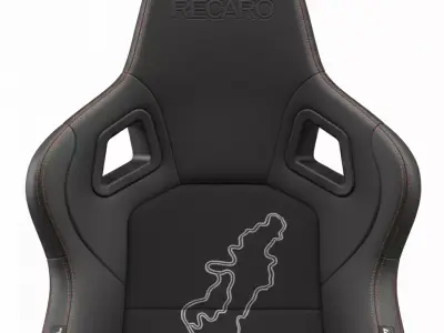 Sportster CS Seat Low-poly 3D model