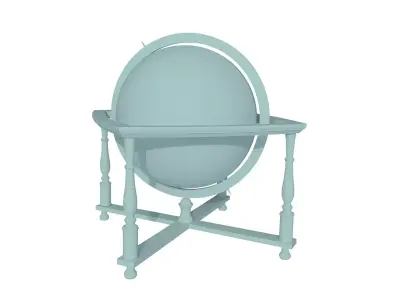 Vintage Globe 3D model