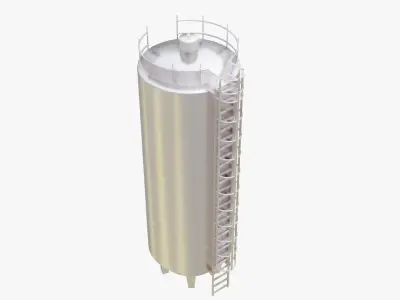 Product Storage Tank Low-poly 3D model