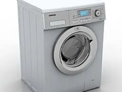 washing machine Free low-poly 3D model