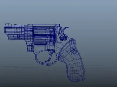 Revolver 3D model