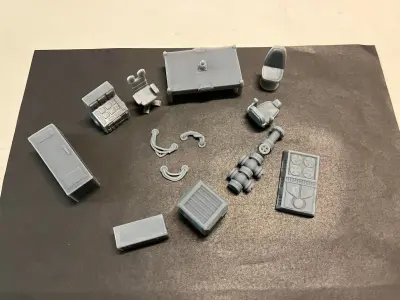 SCIFI TERRAIN BITZ VOL2  vault assets 3D print model