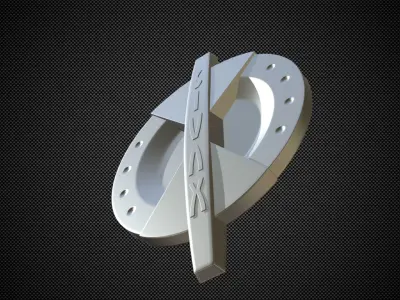 sivax logo 3D model