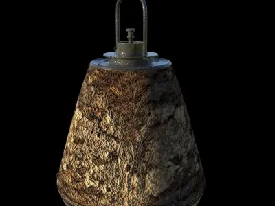 Bomb Rigged Low-poly 3D model Free low-poly 3D model