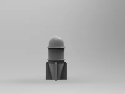 Legion Longsword Mortar Ammo shells 3D print model