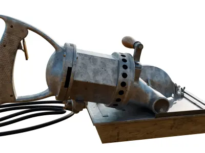 Portable Electric Saw 3D model