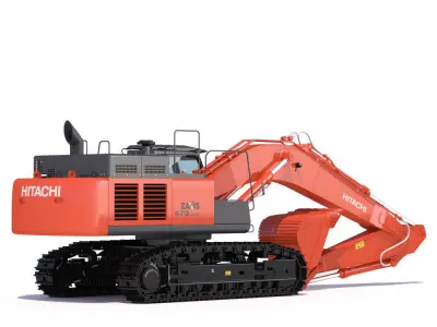 Excavator Hitachi ZX470 3D model