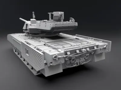 T14 Armata Scale model 3D print model