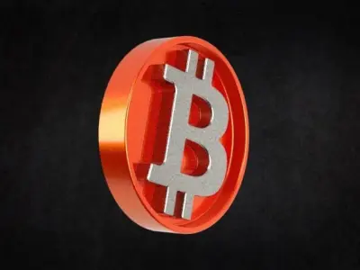 BitCoin 3D Part STL and IGES BTC 3D print model