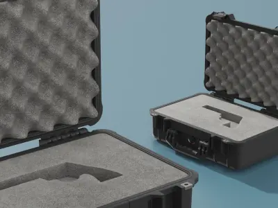  Gun Storage Case with Pistol Foam Insert 