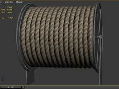 ROPE DRUM 3D model