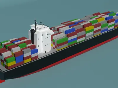 Boats Pack Free low-poly 3D model