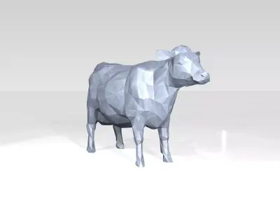 Cow Low Poligonal 3D model
