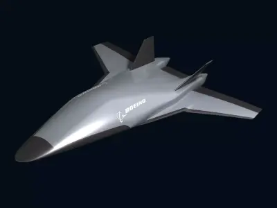 Reusable Hypersonic Aircraft 3D model