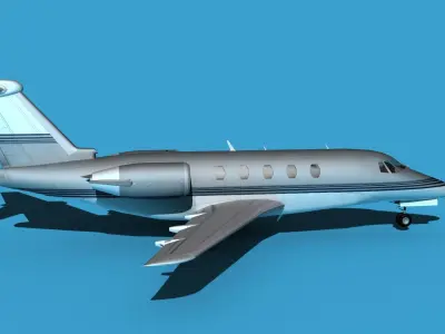 Cessna Citation 650 III V12 3D model