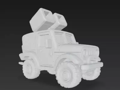 Metal Slug Jeep 3D print model