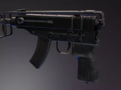 Scorpion vz 68 Low-poly 3D model