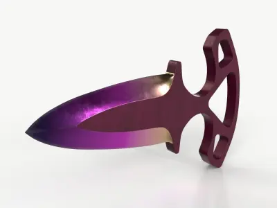 Shadow Dagger Knifes Set 3D model