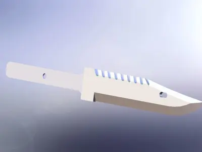 M9 knife blade  Free 3D print model