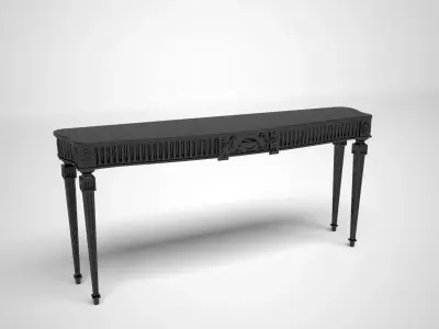 Classic Side Table  3D model