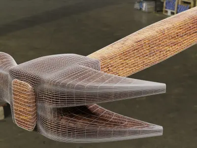 Old hammer Free 3D model purchase