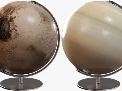  Columbus Planets Globes 