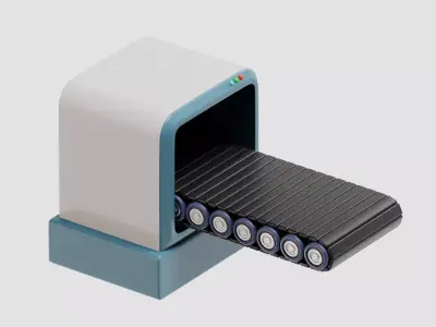 Conveyor Belt Low-poly 3D model purchase