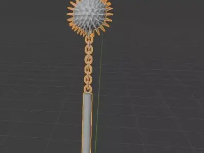 Flailed Mace 3D model
