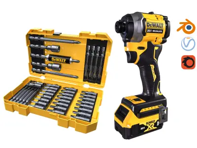 DEWALT DCF809C2 ATOMIC 20V MAX 3D model