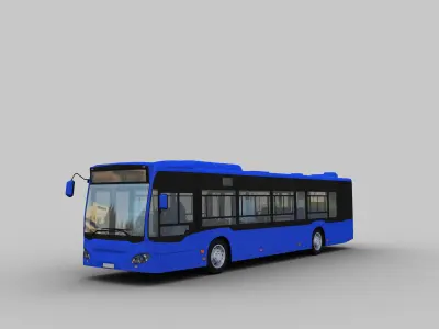 mercedes benz citaro  Low-poly 3D model
