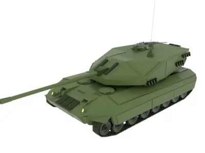 MK-77 Mayan - Main Battle Tank  Concept BMT Low-poly 3D model