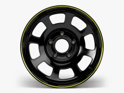 Stock Car Wheel 3D model