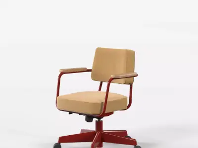 Fauteuil Direction Pivotant vitra Low-poly 3D model