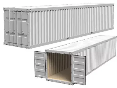 40feet container 3D model