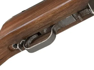  Soviet semi-automatic carbine 3D model