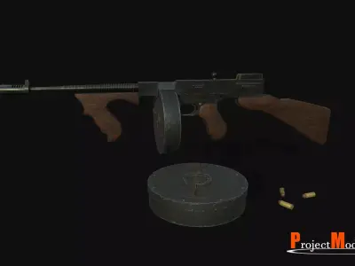 Thompson v1 LowRes Low-poly 3D model