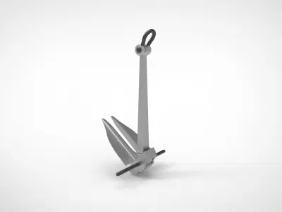 Danforth Anchor 3D model