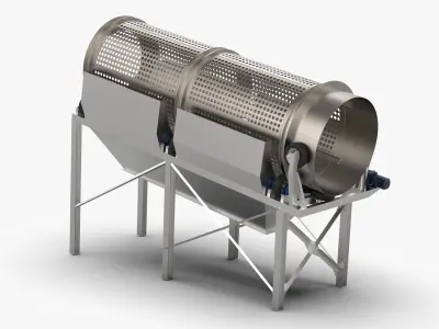 Drum Rotary Screen 3D model