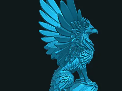 Griffin SF101  a beautifully crafted mythical creature 3D model Low-poly 3D model