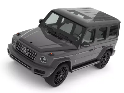 Mercedes AMG G63 with Interior 3D model