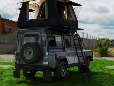 roof top tent 3D model