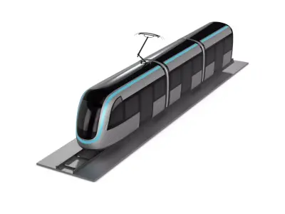 Tram 3D model order