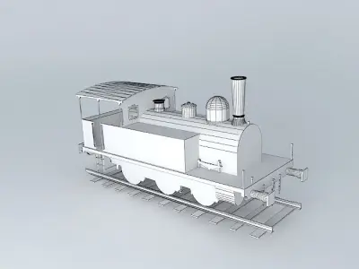 Locomotive in Miranda de Ebro Free 3D model